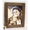 Image 1 : 16.5 X 20 INCH PROTRAIT OF MICHAEL JACKSON IN A