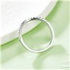 Image 5 : 0.33 CT V-ROW S925 STERLING SILVER MOISSANITE RING