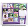 Image 1 : NEW 2024 12 MONTH PUPPIES CALENDAR WITH