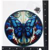 Image 1 : NEW 6" DIAMETER BUTTERFLY THEME HANGING WINDOW