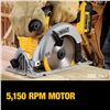 Image 2 : NEW UNBOXED DEWALT 20V MAX 6.5" CIRCULAR SAW