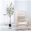 NEW UNBOXED LOMANTO 4' FAUX EUCALYPTUS TREE