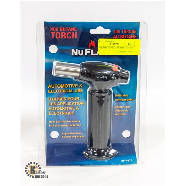 NUFLAME 400 BUTANE MINI TORCH