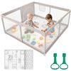 Image 1 : NEW BABY PLAYPEN WITH MAT 47 INCHES X 47 INCHES IN