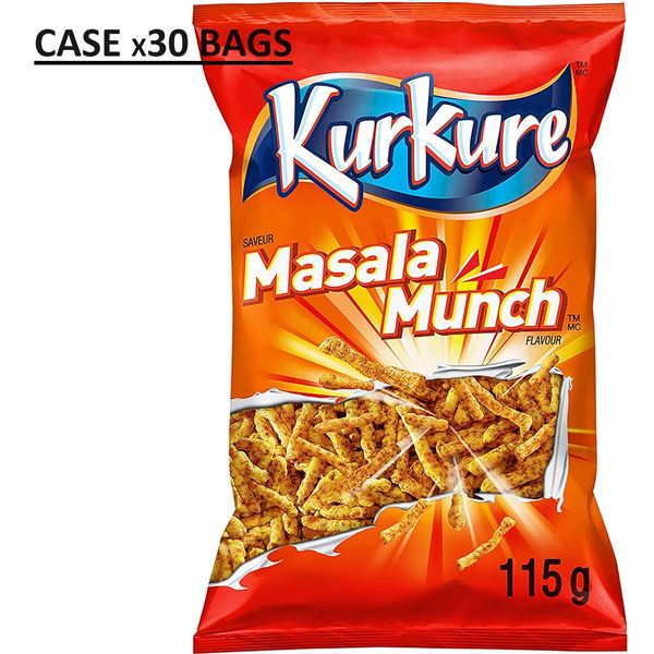 NEW CASE OF 30 KURKURE MASALA MUNCH SNACK