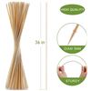 Image 1 : NEW 120PCS KEBAB / SAUSAGE SKEWERS - BAMBOO MADE