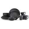 Image 1 : NEW STONE + LAIN 16 PIECE DINNERWARE SET, GREY