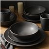 Image 3 : NEW STONE + LAIN 16 PIECE DINNERWARE SET, GREY