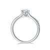 Image 4 : 0.5CT GRA CERTIFIED MOISSANITE 925 STERLING SILVER