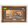 Image 1 : FRAMED "SUNRISE ENCAMPMENT" BY SCOT A WIER