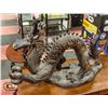 Image 1 : LARGE CARVED STYLE DRAGON 33" X 22" X