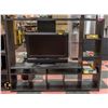 Image 1 : 72" X 15" X 58" BIG SCREEN TV ENTERTAINMENT STAND