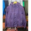 Image 1 : PURPLE WINTER JACKET WITH REMOVEABLE