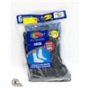 Image 1 : BLACK CREW SOCKS 12-16 SIZE 6-PACK FRUIT OF LOOM