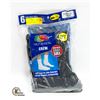 Image 1 : BLACK CREW SOCKS 12-16 SIZE 6-PACK FRUIT OF LOOM