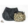 Image 1 : BLACK PURSE + FAUX SNAKE SKIN CROSS BODY PURSE