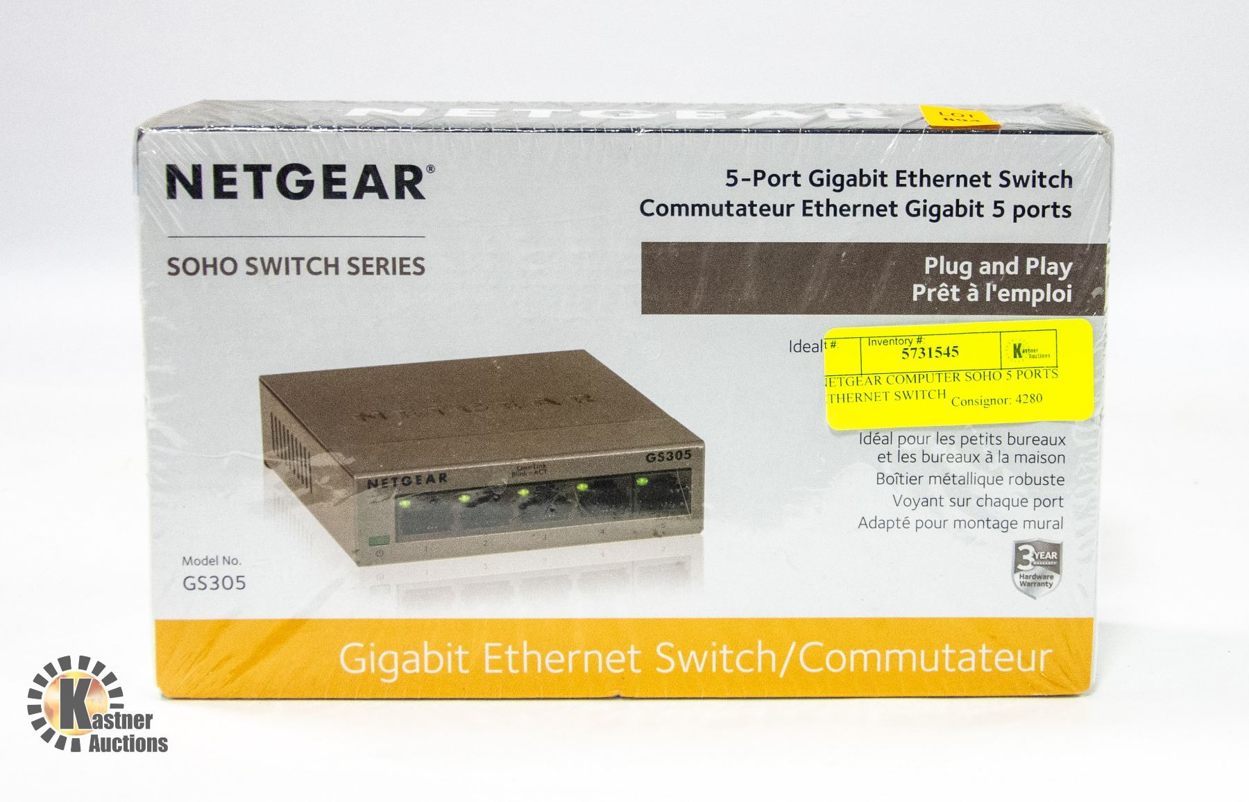 Netgear Computer NETGEAR COMPUTER SOHO 5 PORTS ETHERNET SWITCH