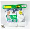 Image 1 : ANKLE SOCKS WHITE 12-16 SIZE 6-PACK FRUIT OF LOOM