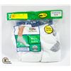 Image 1 : ANKLE SOCKS WHITE 12-16 SIZE 6-PACK FRUIT OF LOOM