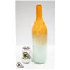 Image 1 : COLOURFUL GLASS FLOWER BOTTLE NEW