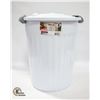 Image 1 : NEW 24 QT STERILITE UTILITY GARBAGE CAN W/ LID