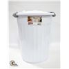 Image 1 : NEW 24 QT STERILITE UTILITY GARBAGE CAN W/ LID