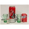 Image 1 : FLAT OF COCA COLA COLLECTIBLES + GLASSWARE