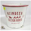 Image 1 : 12" DIAMETER REINDEER BUCKET W/ 16 FOOT