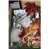 Image 1 : FLAT FULL OF CHRISTMAS ITEMS INCL. ELECTRIC
