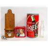 Image 1 : FLAT OF ASSORTED COCA COLA COLLECTIBLES