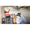 Image 1 : 4 CHRISTMAS OUTDOOR INFLATABLES