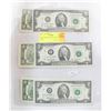 Image 1 : 6 UNITED STATES TWO DOLLAR BILLS