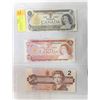 Image 1 : VARIOUS TWO, ONE CANADIAN DOLLAR BILLS