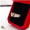 Image 2 : 1.00 CARAT DIAMONDS PAVE SET DIAMONDS SET IN 14 KT