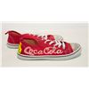 Image 1 : PAIR OF HAND DECORATED COCA COLA SHOES SIZE 8