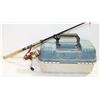 Image 1 : TACKLE BOX & FISHING ROD