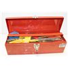 Image 1 : MASTERCRAFT TOOLBOX, WITH ASSORTED TOOLS