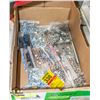 Image 1 : FLAT OF NEW NUTS, BOLTS, WASHERS, AND MUCH MORE