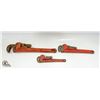 Image 1 : 3 RIDGE PIPE WRENCHES