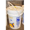 Image 1 : 5 GALLON PAIL OF FLEXTILE STUCCO & MORTAR ADDITIVE