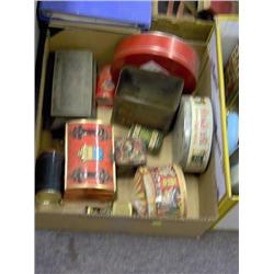 BOX OF TINS