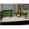 Image 1 : METAL JOHN DEERE TRACTOR & TRAILER