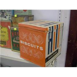 TIN BISCUITS BOX