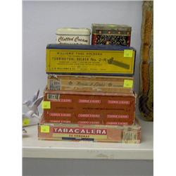 6 ASSTD.. BOXES & TINS