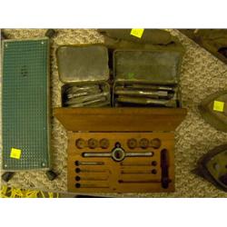 3 BOXES OLD TAP & DIE SETS