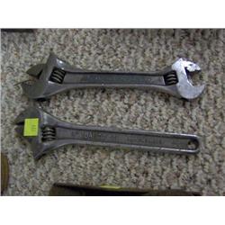2 CRESENT WRENCHS