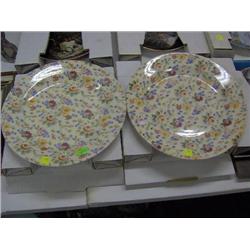 2 ENGLISH CHINTZ PLATES