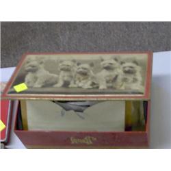 OLD PUPPY BOX W/ PHOTOS