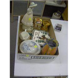 BOX MISC. CHINA ITEMS