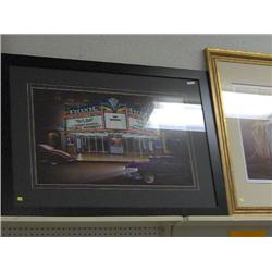 #11084 FRAMED PRINT "ROXIE PICTURE SHOW"